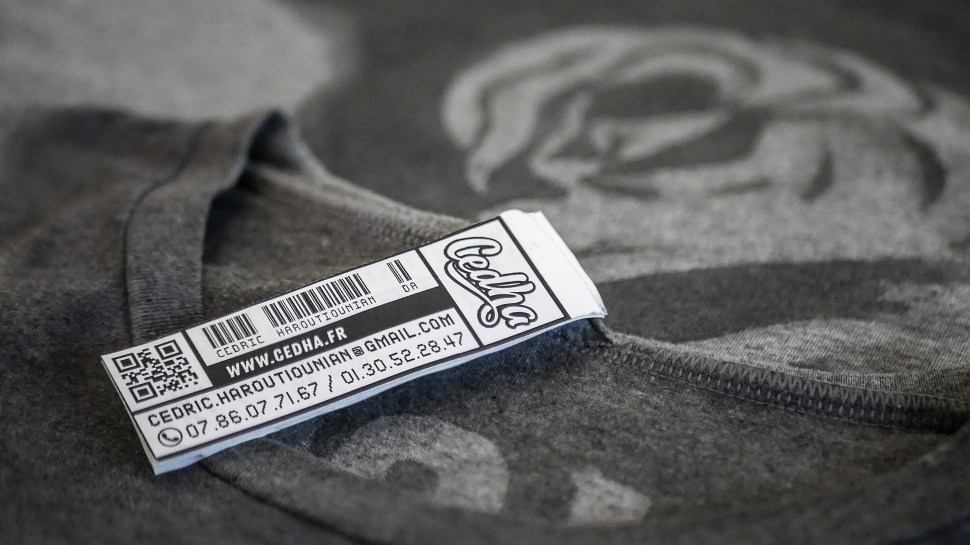 image étiquette SWEAT